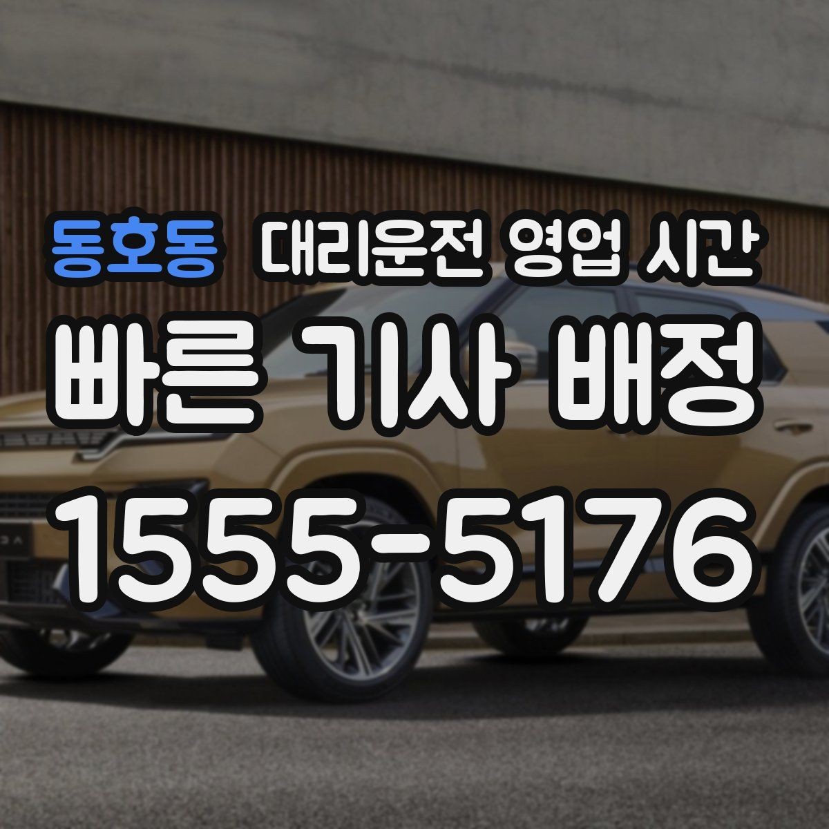 동호동 대리운전 영업 시간 토요일 새벽 수요가 몰리는 구간