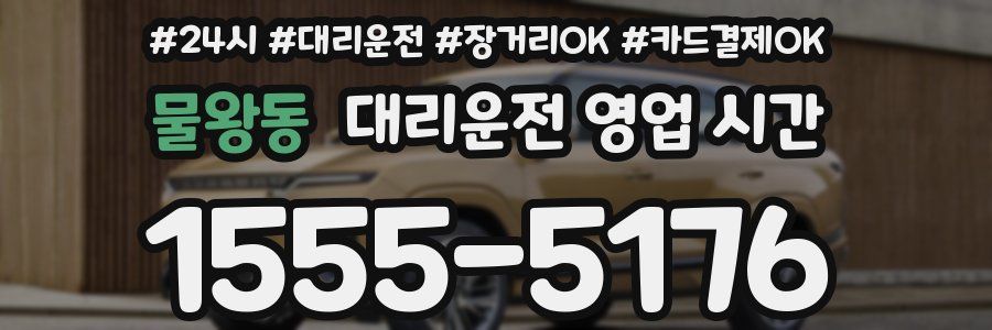 물왕동 대리운전 영업 시간