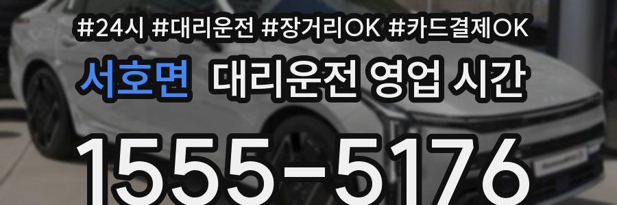서호면 대리운전 영업 시간
