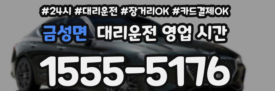 금성면 대리운전 영업 시간