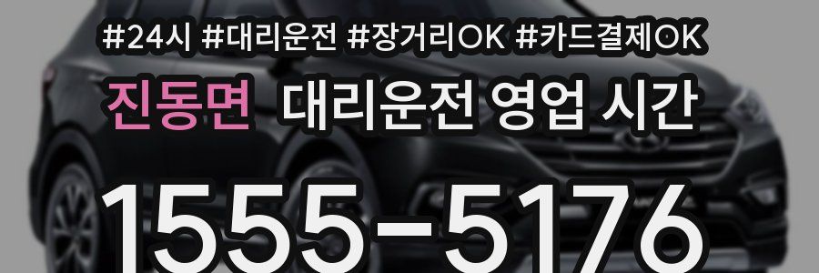 진동면 대리운전 영업 시간