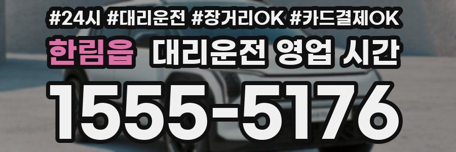 한림읍 대리운전 영업 시간