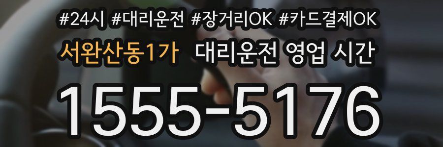 서완산동1가 대리운전 영업 시간