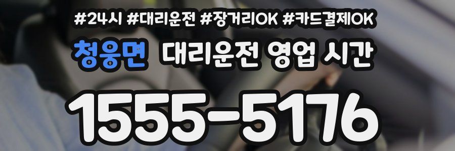 청웅면 대리운전 영업 시간