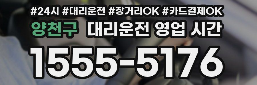 양천구 대리운전 영업 시간