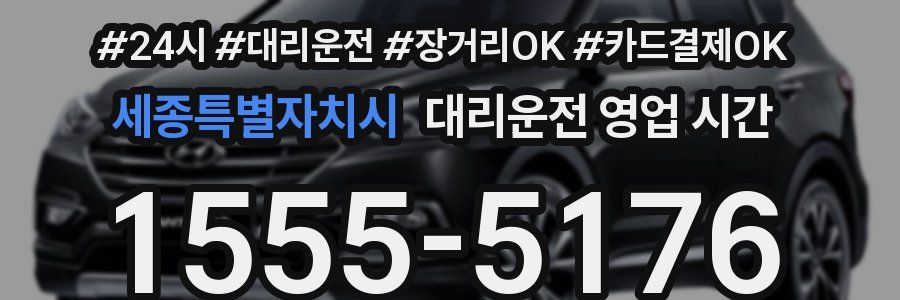 세종특별자치시 대리운전 영업 시간