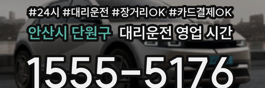 안산시 단원구 대리운전 영업 시간