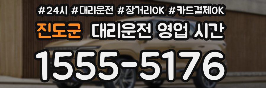 진도군 대리운전 영업 시간