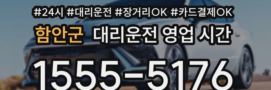 함안군 대리운전 영업 시간