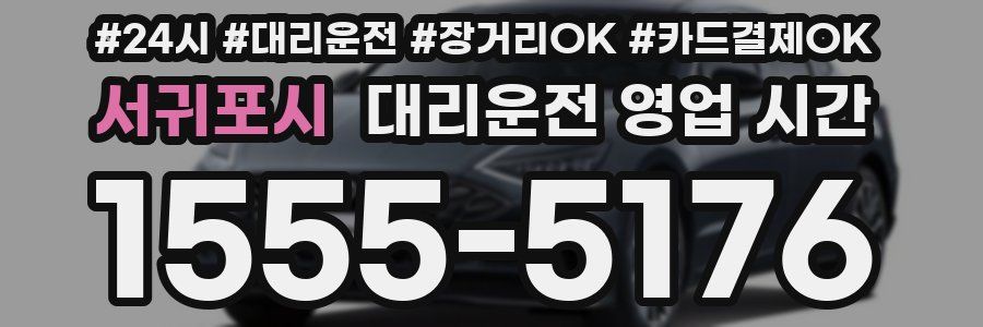 서귀포시 대리운전 영업 시간