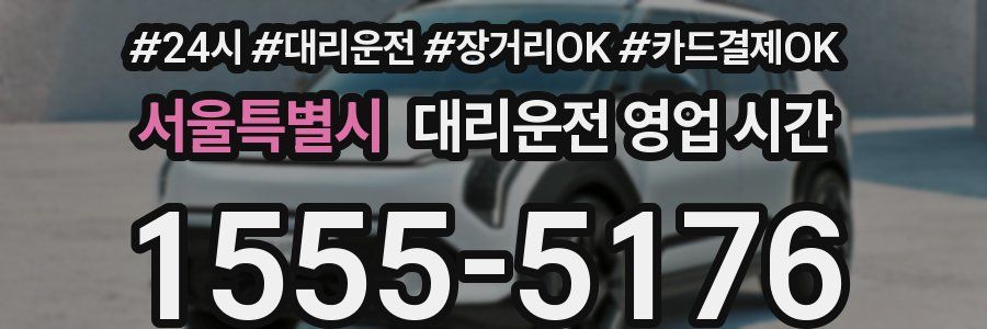 서울특별시 대리운전 영업 시간