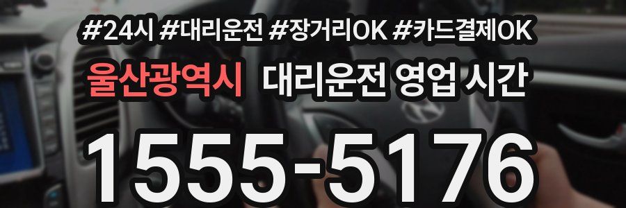 울산광역시 대리운전 영업 시간
