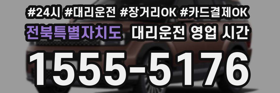 전북특별자치도 대리운전 영업 시간