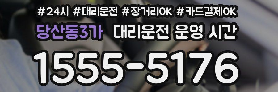 당산동3가 대리운전 운영 시간