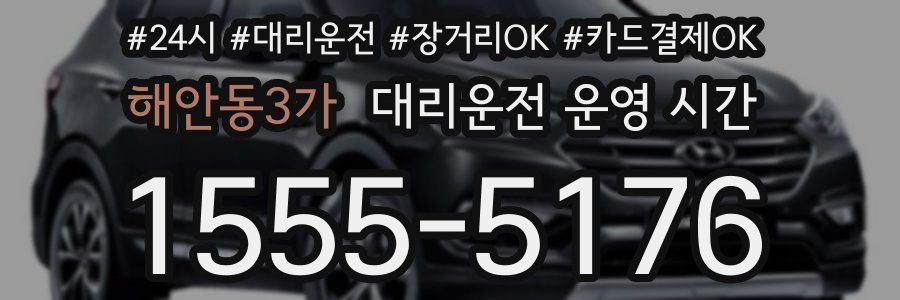 해안동3가 대리운전 운영 시간