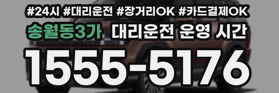 송월동3가 대리운전 운영 시간