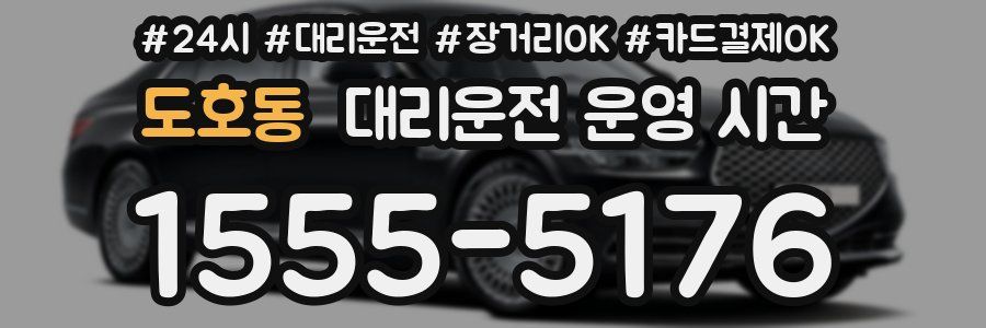 도호동 대리운전 운영 시간
