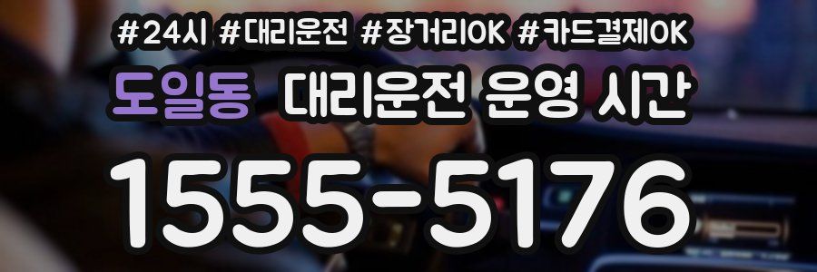 도일동 대리운전 운영 시간