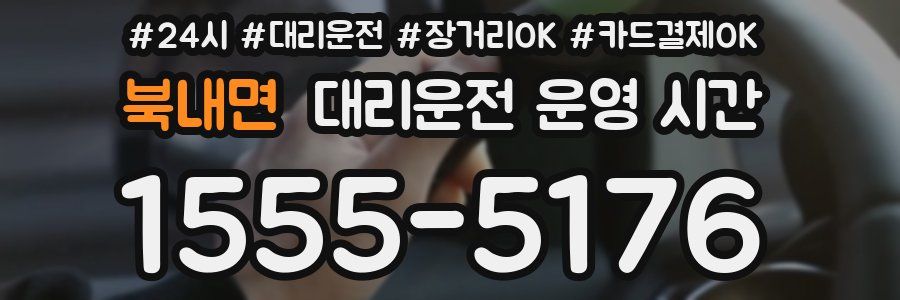 북내면 대리운전 운영 시간