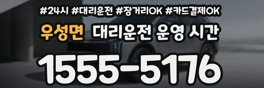 우성면 대리운전 운영 시간