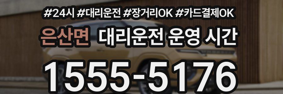 은산면 대리운전 운영 시간