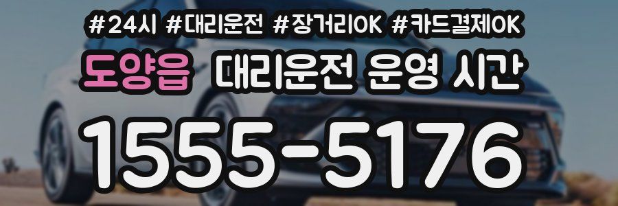 도양읍 대리운전 운영 시간