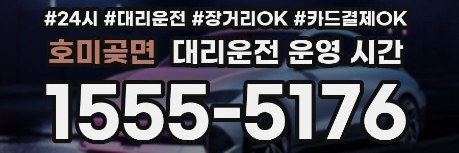 호미곶면 대리운전 운영 시간
