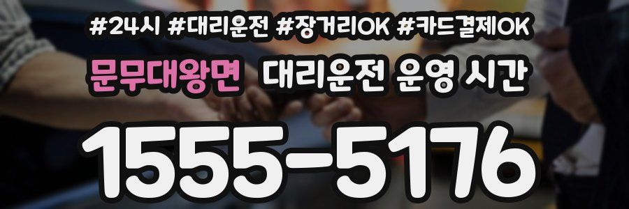 문무대왕면 대리운전 운영 시간