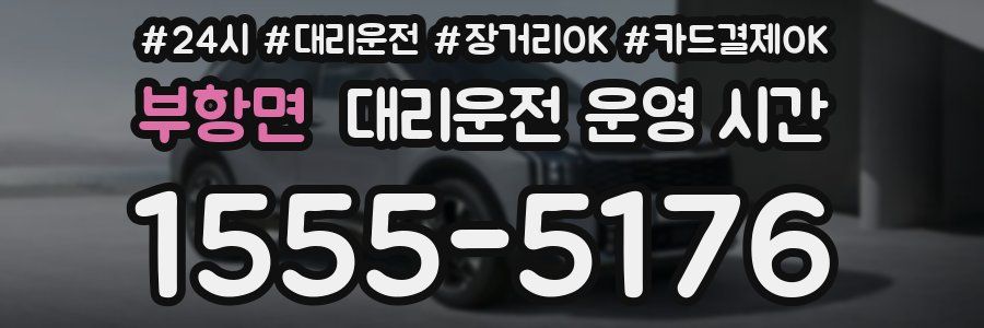 부항면 대리운전 운영 시간