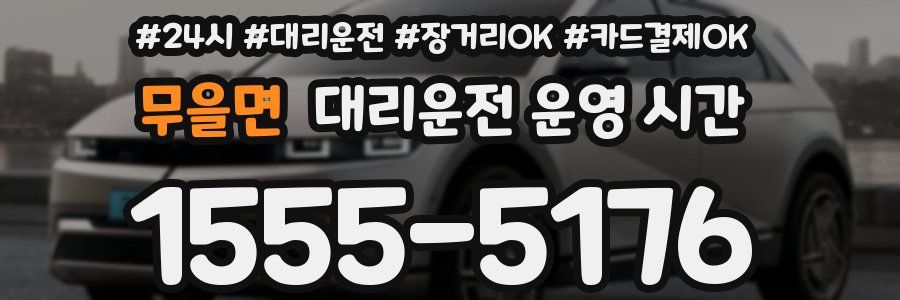 무을면 대리운전 운영 시간