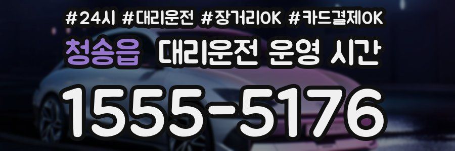 청송읍 대리운전 운영 시간