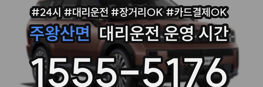 주왕산면 대리운전 운영 시간