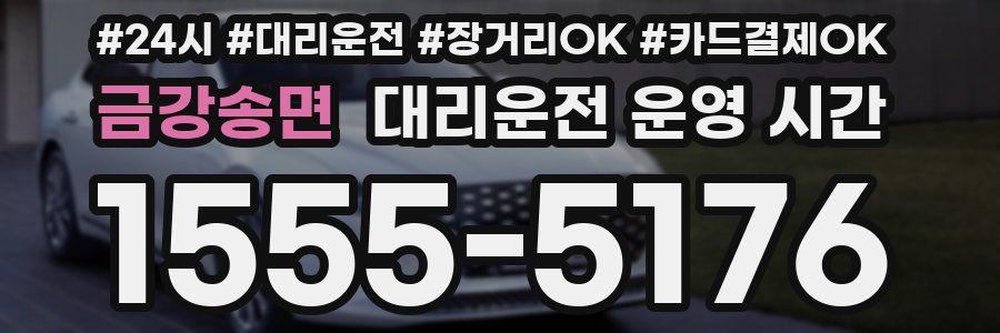 금강송면 대리운전 운영 시간