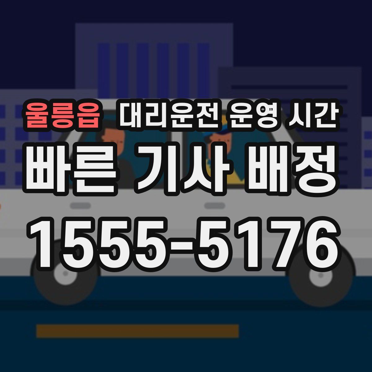 울릉읍 대리운전 운영 시간