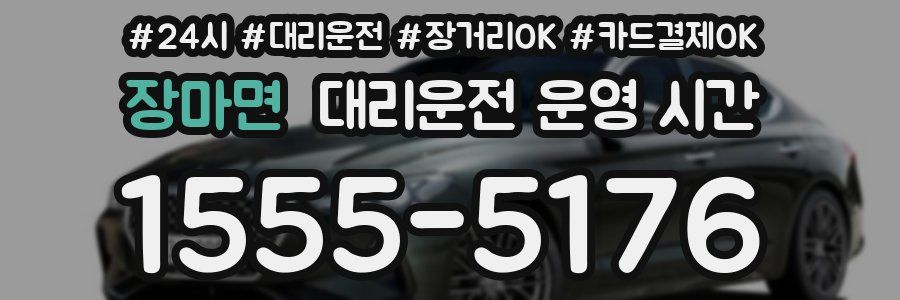 장마면 대리운전 운영 시간