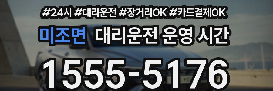 미조면 대리운전 운영 시간