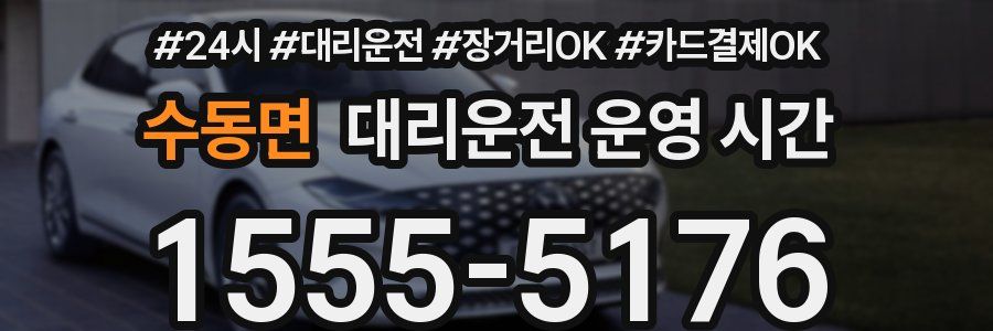 수동면 대리운전 운영 시간