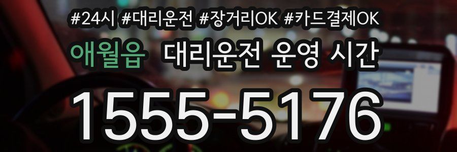 애월읍 대리운전 운영 시간