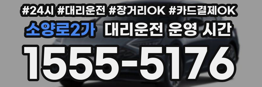소양로2가 대리운전 운영 시간