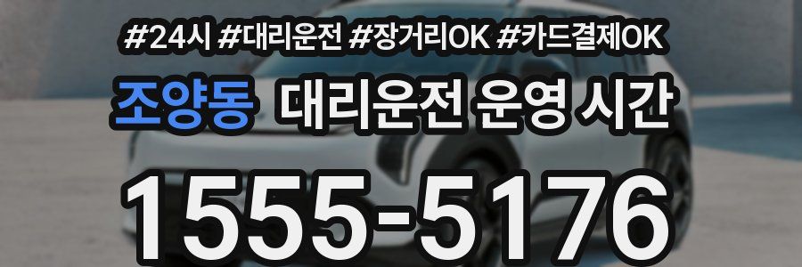 조양동 대리운전 운영 시간