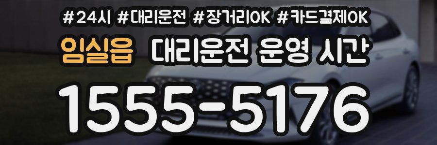 임실읍 대리운전 운영 시간
