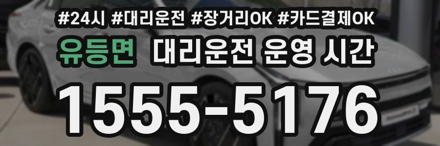 유등면 대리운전 운영 시간