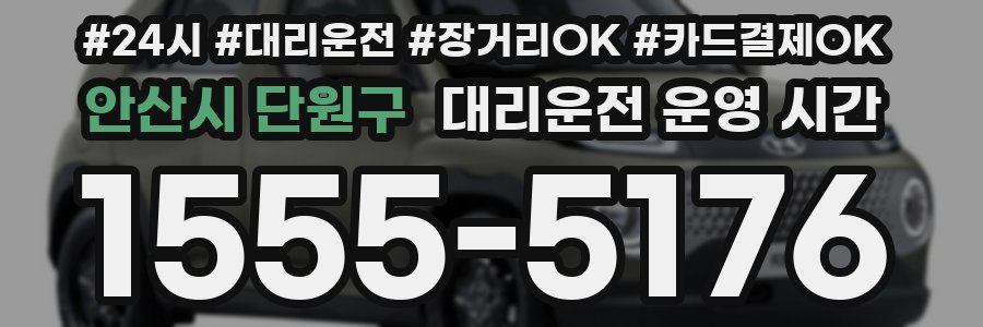 안산시 단원구 대리운전 운영 시간