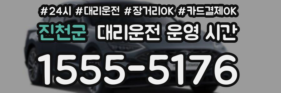 진천군 대리운전 운영 시간