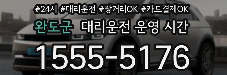 완도군 대리운전 운영 시간