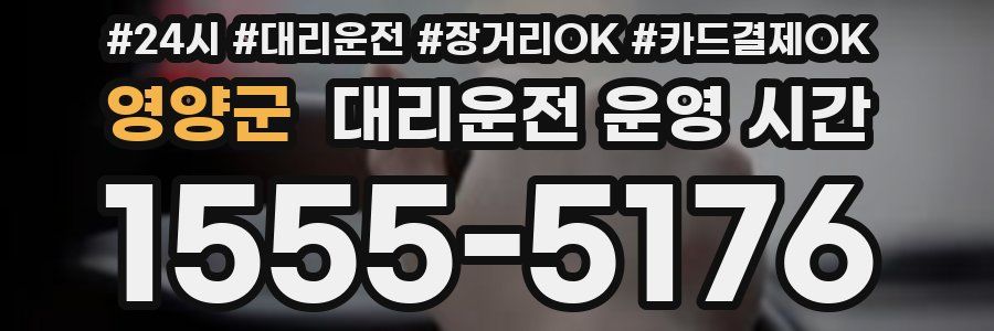 영양군 대리운전 운영 시간