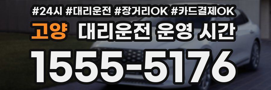 고양 대리운전 운영 시간