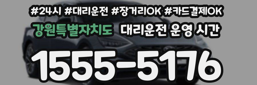 강원특별자치도 대리운전 운영 시간