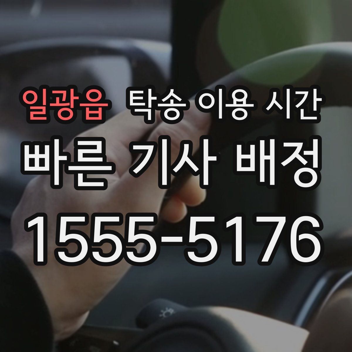 일광읍 탁송 이용 시간