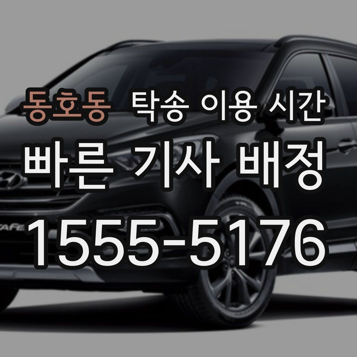 동호동 탁송 이용 시간 지역별 운행 시작 시각 확인하기